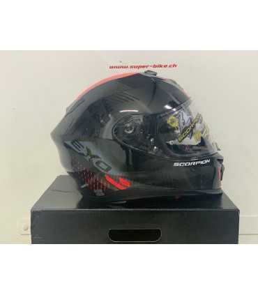 Casco Scorpion Exo-520 Evo Air Laten nero rosso