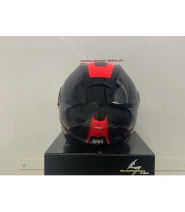 Casco Scorpion Exo-520 Evo Air Laten nero rosso