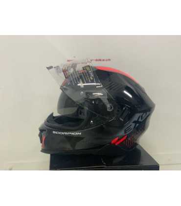 Casco Scorpion Exo-520 Evo Air Laten nero rosso