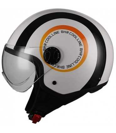 Casco jet BHR 801 Cool Line arancio