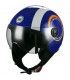 Casco jet BHR 801 Cool Line blu