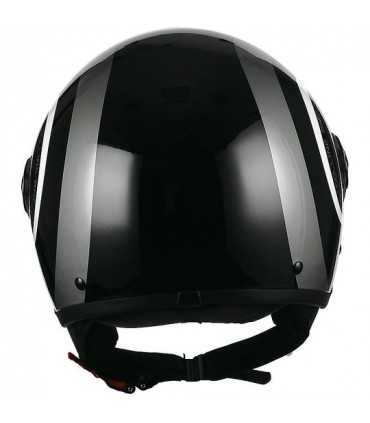 Casco jet BHR 801 Cool Line nero