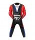 Leather suit Berik 2.0 Ls1-171334-BK black blue red