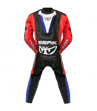 Leather suit Berik 2.0 Ls1-171334-BK black blue red