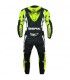 LEATHER SUIT BERIK LS BLACK yellow fluo