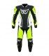 LEATHER SUIT BERIK LS BLACK yellow fluo