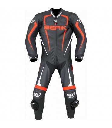 BERIK LOSALI 2.0 LEATHER SUIT rot schwarz