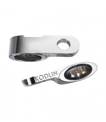 KODLIN LED TURN SIGNALS ELYPSE FRONT chrome