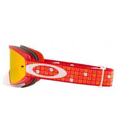 OAKLEY O Frame 2.0 Pro MX Goggle Troy Lee Design Monogram Orange Red Fire Iridium Lens