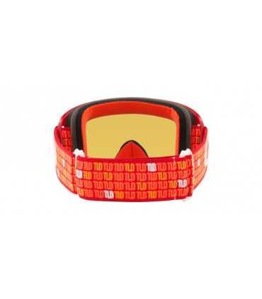 OAKLEY O Frame 2.0 Pro MX Goggle Troy Lee Design Monogram Orange Red Fire Iridium Lens