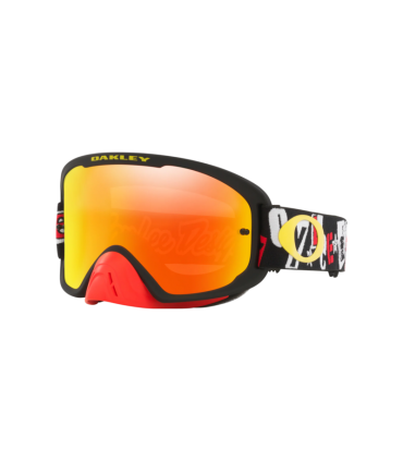 Oakley O Frame® 2.0 Pro MX Goggle - Troy Lee Designs Anarchy Black Red/Fire Iridium Lens