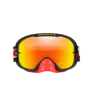 Oakley O Frame® 2.0 Pro MX Goggle - Troy Lee Designs Anarchy Black Red/Fire Iridium Lens