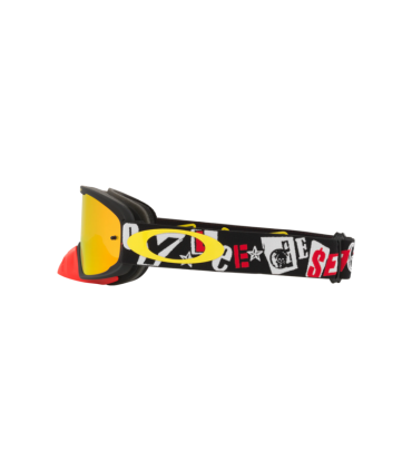 Oakley O Frame® 2.0 Pro MX Goggle - Troy Lee Designs Anarchy Black Red/Fire Iridium Lens