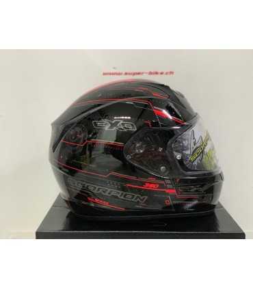 Casco Scorpion Exo 390 Beat nero rosso