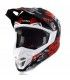 Casco cross Acerbis Profile 4 nero grigio rosso