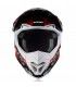 Casco cross Acerbis Profile 4 nero grigio rosso