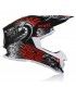 Casco cross Acerbis Profile 4 nero grigio rosso