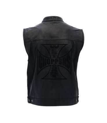 WCC Og Classic gilet in pelle moto