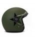 Casque jet DMD P1 STAR vert matt