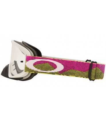 OAKLEY O Frame 2.0 Pro MX Goggle Rut City Pink Green Clear Lens