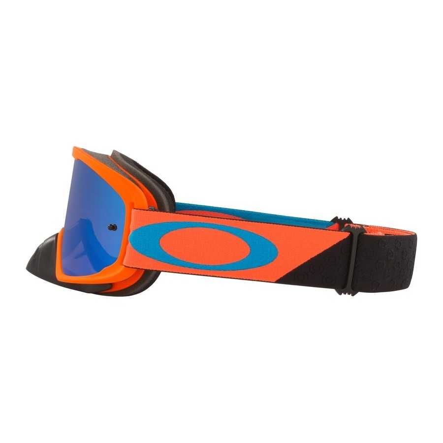 OAKLEY O Frame  Pro MX Goggle B1B Orange Gunmetal Black Ice Iridium Lens