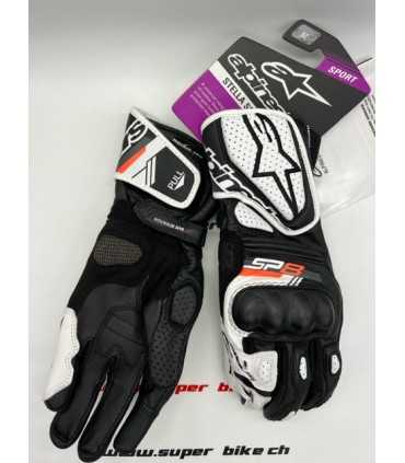 Guanti donna racing Alpinestars Stella SP-8 V3 bianco