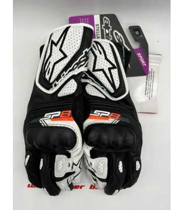 Gants femme racing Alpinestars Stella SP-8 V3 blanc