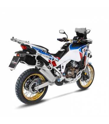 Leovince Honda CRF 1100 L Africa Twin (2020-21) LV-12 Inox CH - Slip-On - Endcap Carbon