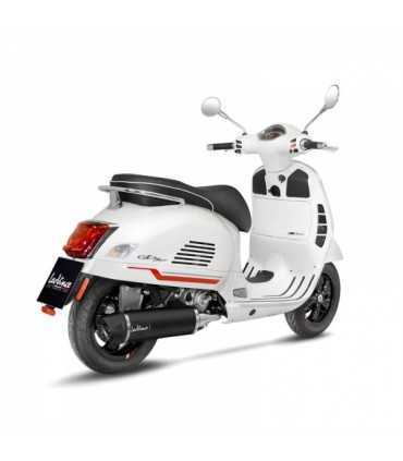 Leovince Vespa GTS 300 (2021-22) noir Inox Black CH - Full System - Endcap Carbon