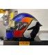 Casco Agv K1 Power blu arancio opaco