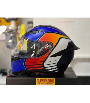 Casco Agv K1 Power blu arancio opaco