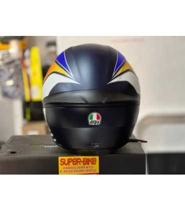 Casco Agv K1 Power blu arancio opaco