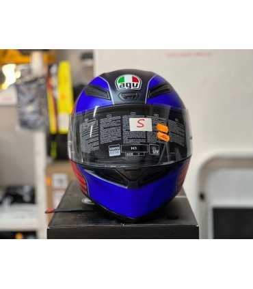 Casco Agv K1 Power blu arancio opaco