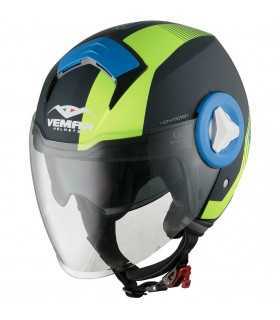 Casco Moto Cross Enduro Vemar VH Taku Blade Purple Nero Azzurro Opaco  Vendita Online 