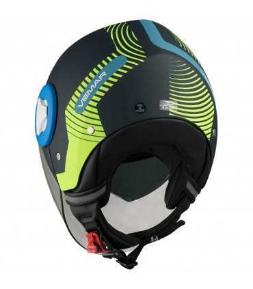 Vemar Breeze Radar schwarz grun matt Jet Helm