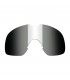 BILTWELL OVERLAND GOGGLE LENS CHROME MIRROR SMOKE