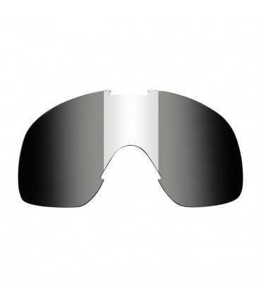 BILTWELL OVERLAND GOGGLE LENS CHROME MIRROR SMOKE