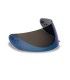 Visiera Bell Clickrelease Rs2/qualifier Anti-Scratch & UV Iridium dark Blue