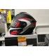 Casco modulare Cgm Dresda nero opaco rosso