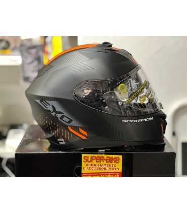 Casco Scorpion Exo-520 Air Laten nero arancio opaco