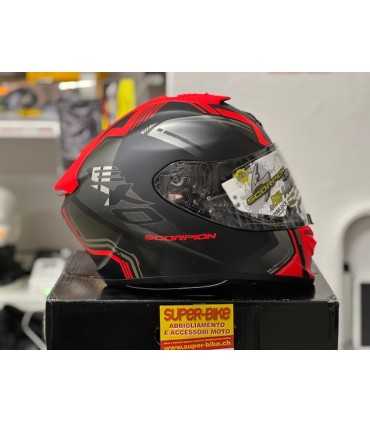 Casque Scorpion Exo 1400 Air Corsa noir rouge