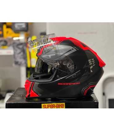 Scorpion Exo 1400 Air Corsa black red helmet