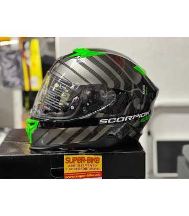 Casco Scorpion Exo-520 Air Shade nero verde