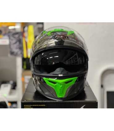 Casco Scorpion Exo-520 Air Shade nero verde