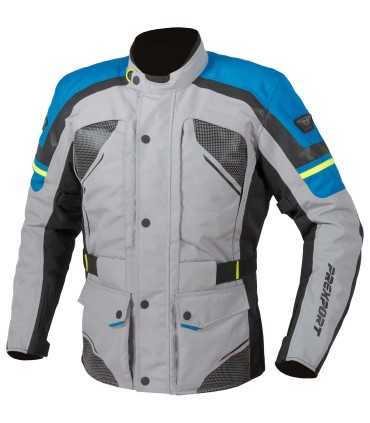 Veste moto Prexport Monaco wp blanc bleu