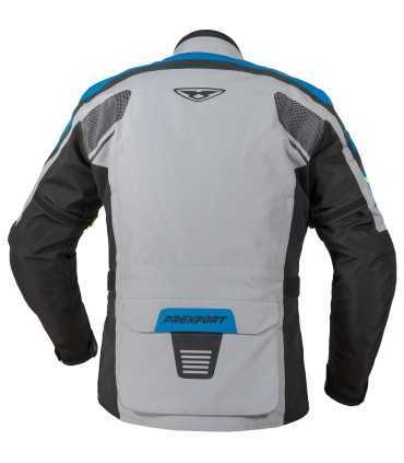 Veste moto Prexport Monaco wp blanc bleu