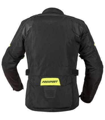 Veste moto Prexport Monaco wp noir jaune