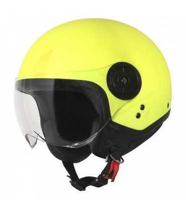 Casco jet Origine Neon Easy giallo