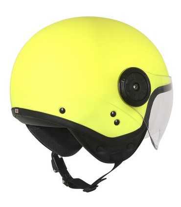 Casco jet Origine Neon Easy giallo