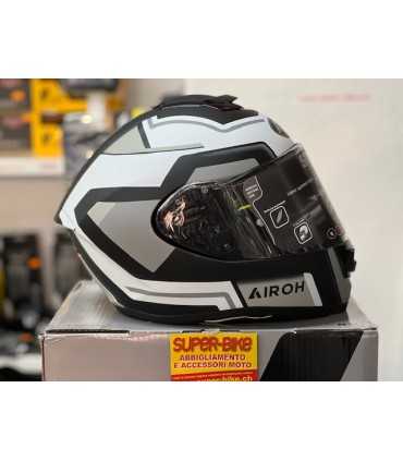 Casco Airoh ST 501 Square nero opaco bianco